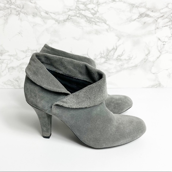 Enzo Angiolini Gray High Heel Women Boots Size 7 - Picture 2 of 3